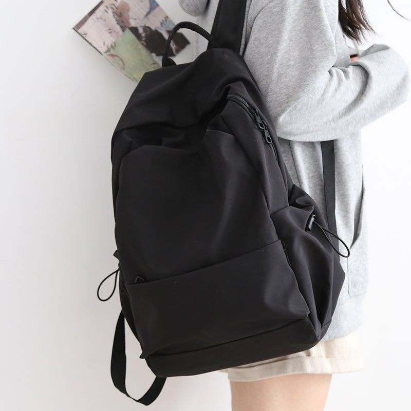 Mori Style Pure Color Female K-style Easiest for Match College Students' Backpack