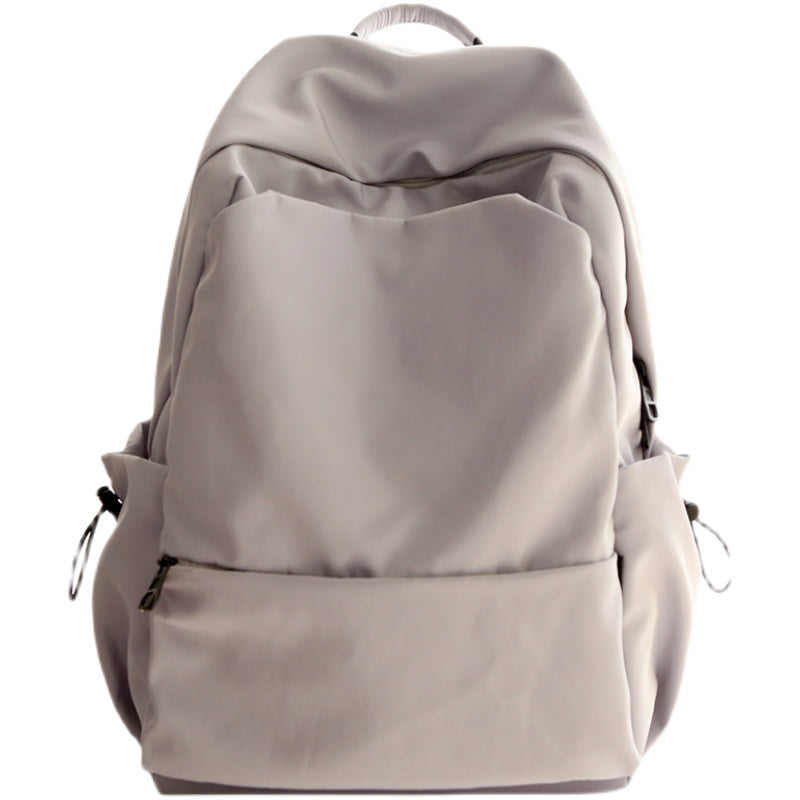 Mori Style Pure Color Female K-style Easiest for Match College Students' Backpack