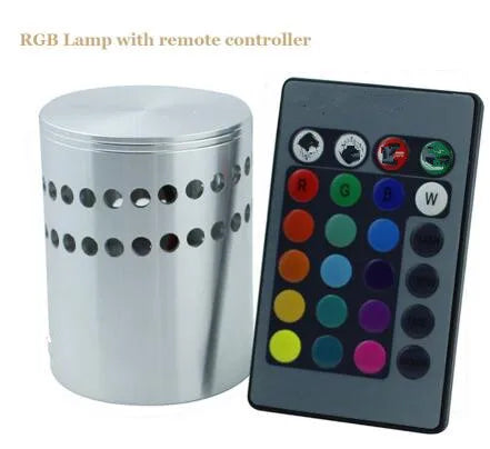 Modern LED Ceiling Light 3W RGB Wall Sconce For Art Gallery Decoration Living Room Front Balcony Porch Corridors Lamp Fixture