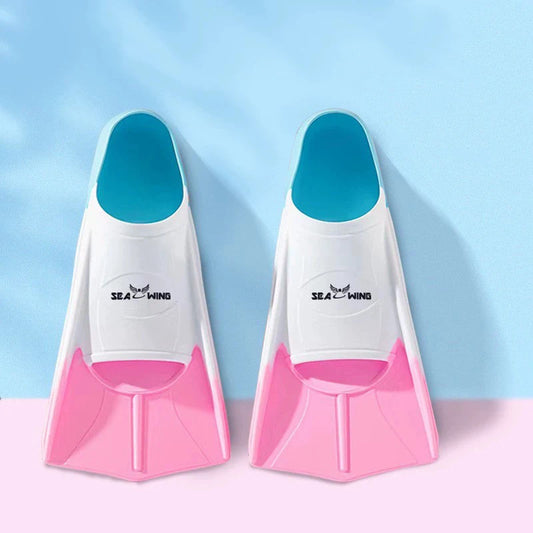 Swimming training with fins wrapped around the feet design, anti slip summer tourism diving frog shoes