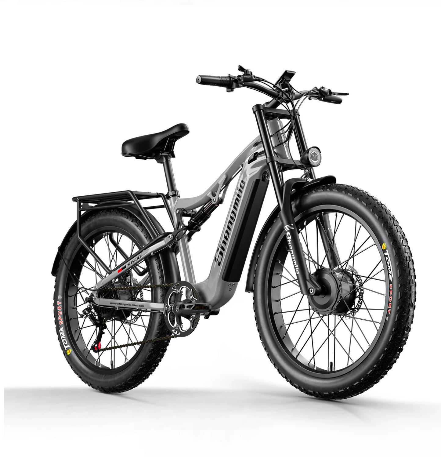Shengmilo S600 Adult Electric Mountain Bike2000W Dual Motor 48V17.5AH ebike,Dual Suspension Electric Bicycle（US Warehouse））