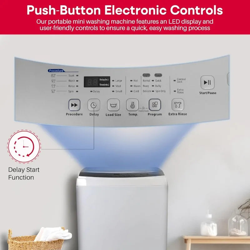 RPW302 Portable Washing Machine, 3.0 cu ft, White