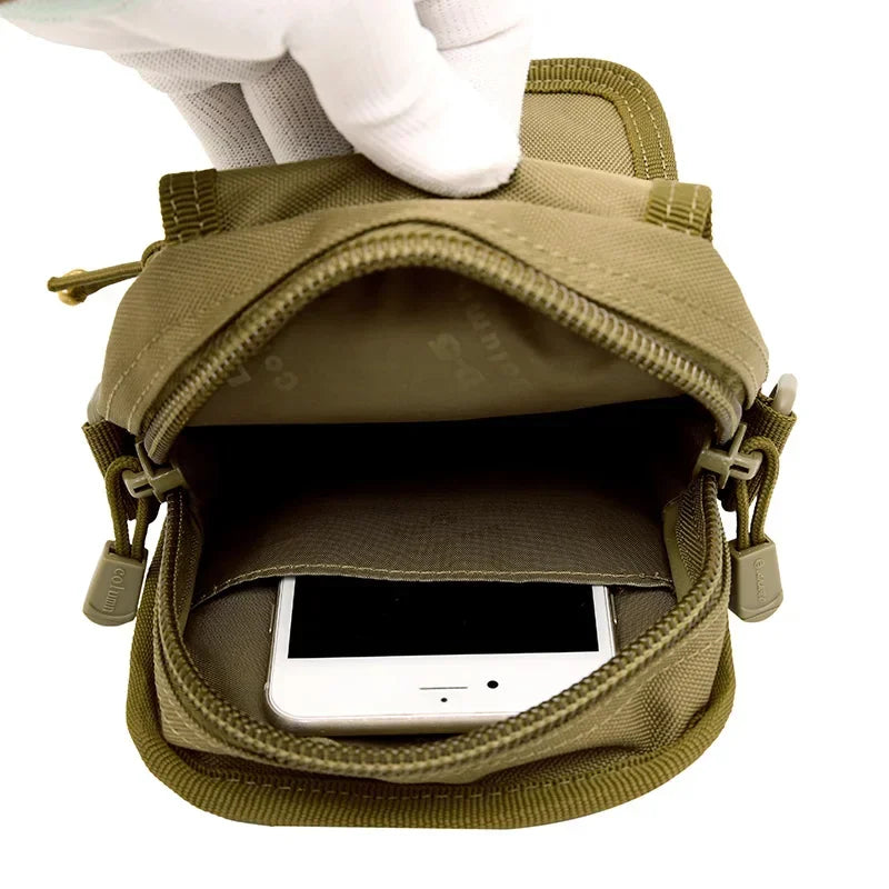 Men Fanny Waist Pack Belt Cross body Bag Travel Ourdoor Male Assault Molle Durable Nylon Male Messenger Shoulder Hip Bum Bags