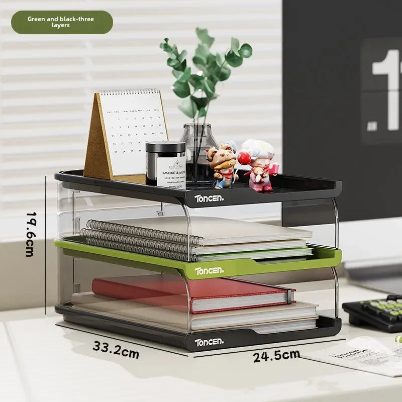 Frame File Organization Information Desktop Storage Rack Desk Storage File Basket Multi-Layer File Rack Folder Storage Box