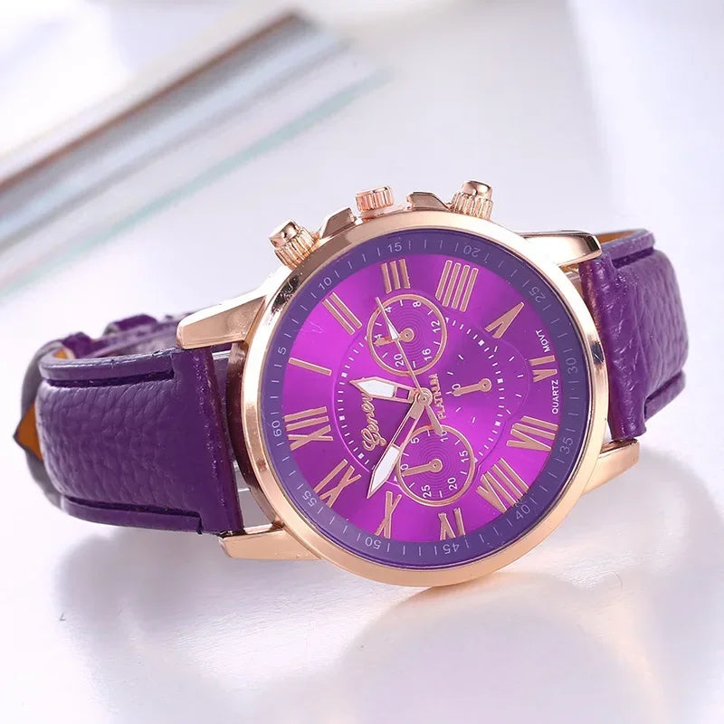 Watch Women Casual Ladies Watches Top Brand Luxury Woman Watch Leather Waterproof Simple Dress Quartz Wristwatch Female Clocks