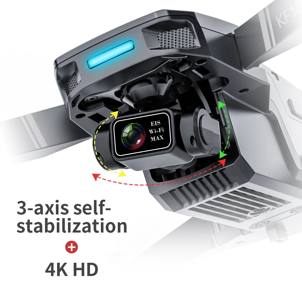 KF101 MAXS GPS Drone 4K Camera 3-Axis Gimbal Brushless Anti-Shake EIS HD Camera Drone 5KM Flight RC Drone Ship from US