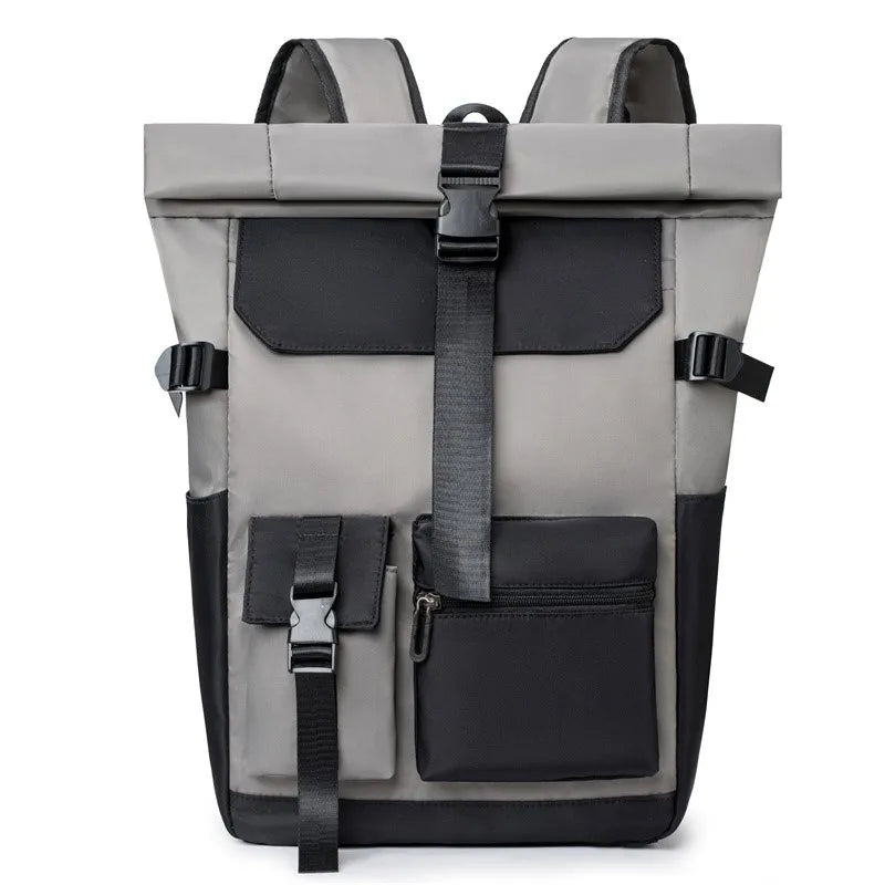 Men Oxford Multifunctional Fashion Backpack Antitheft Leisure Trend Youth Man School Bag Travel Knapsack Large Capacity Rucksack