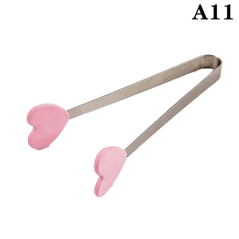 1PC Kitchen Cute Silicone Food Clip Bread Barbecue Clip High Temperature Resistant And Scalding Resistant Silicone Clip