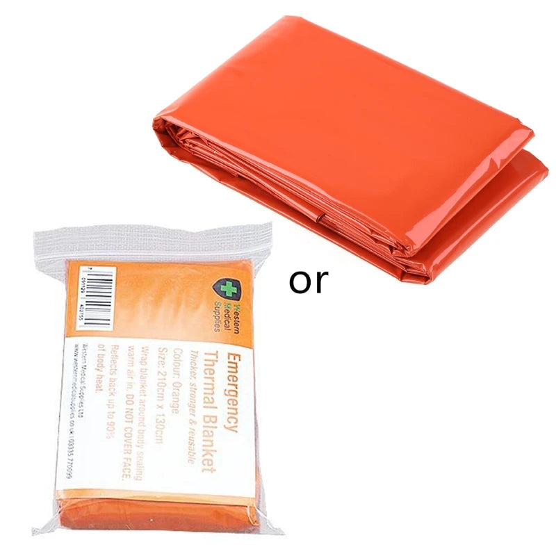 H0XE Emergency Survival Sleeping Bag, Thermal Sack Blanket, Waterproof Lightweight Portable Sack for Camping Hiking Outdoors