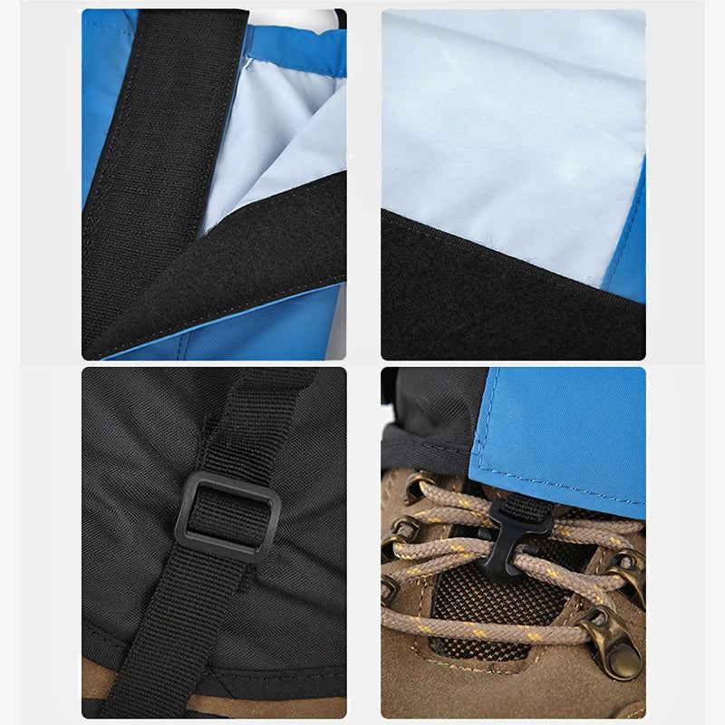 New Waterproof Hiking Leg Warmer Gaiters for Men Women - Climbing Ski Camping Hunting Winter Outdoor Travel Legging Leg Covers