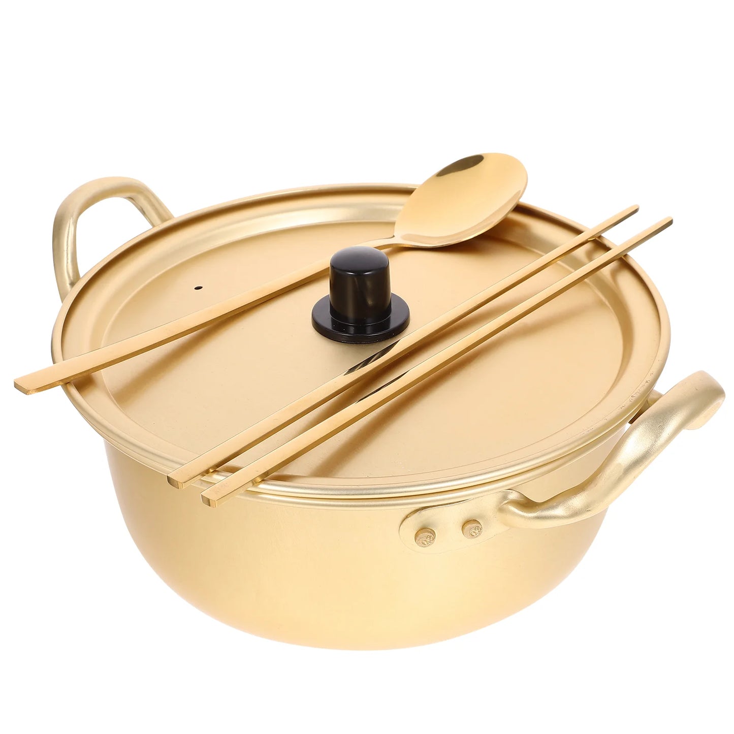 Wok Instant Noodle Pot Frying Pan Korean Ramen Saucepan Kitchen Aluminum Small Hot