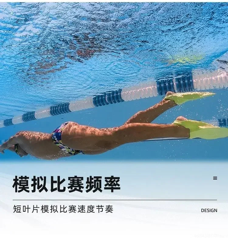 Professional Training Swimming Fins Flexible Soft Comfort Adult Snorkeling Foot Flipper Diving Fins