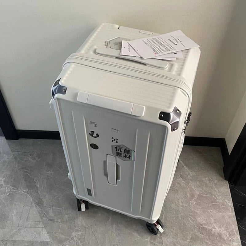Fashion travel suitcase universal wheel password thickened trolley luggage 22/26/30 inch high value luggage for men and women