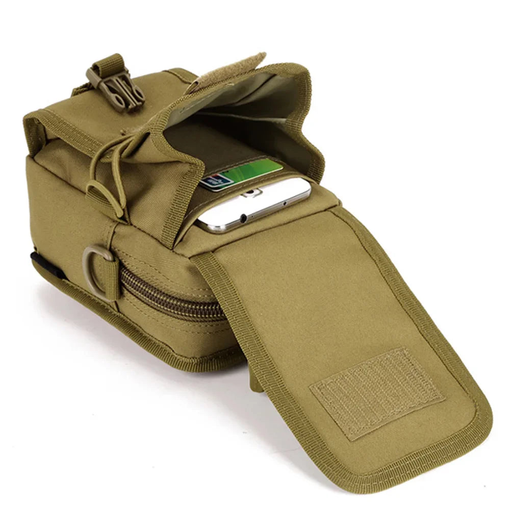 Men Fanny Waist Pack Belt Cross body Bag Travel Ourdoor Male Assault Molle Durable Nylon Male Messenger Shoulder Hip Bum Bags