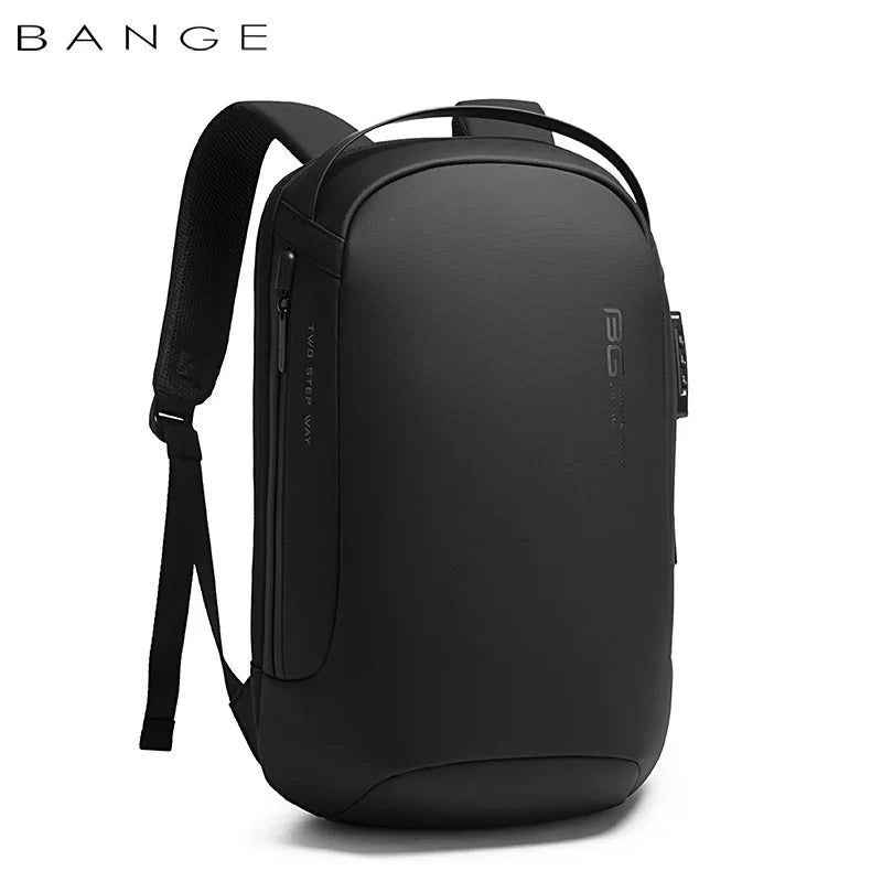 BANGE Backpack Men Luxury Anti-theft Waterproof School Laptop Backpacks USB Charging Travel Bag Aesthetic Backpack Design