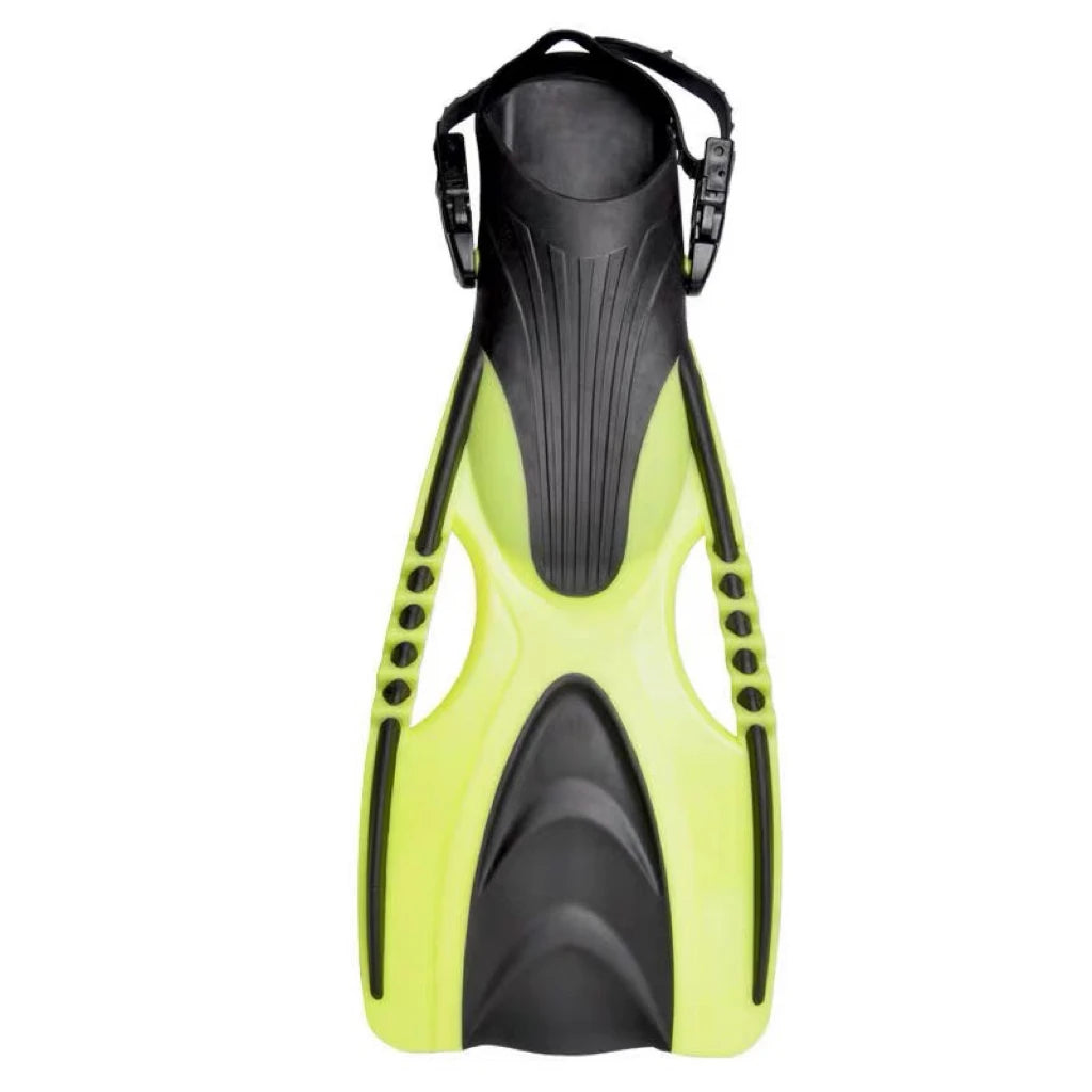 QYQ Professional Long Swimming Fin Adult Snorkel Foot Flippers Youth Free Diving Fins Water Sport Lightweight Equipment