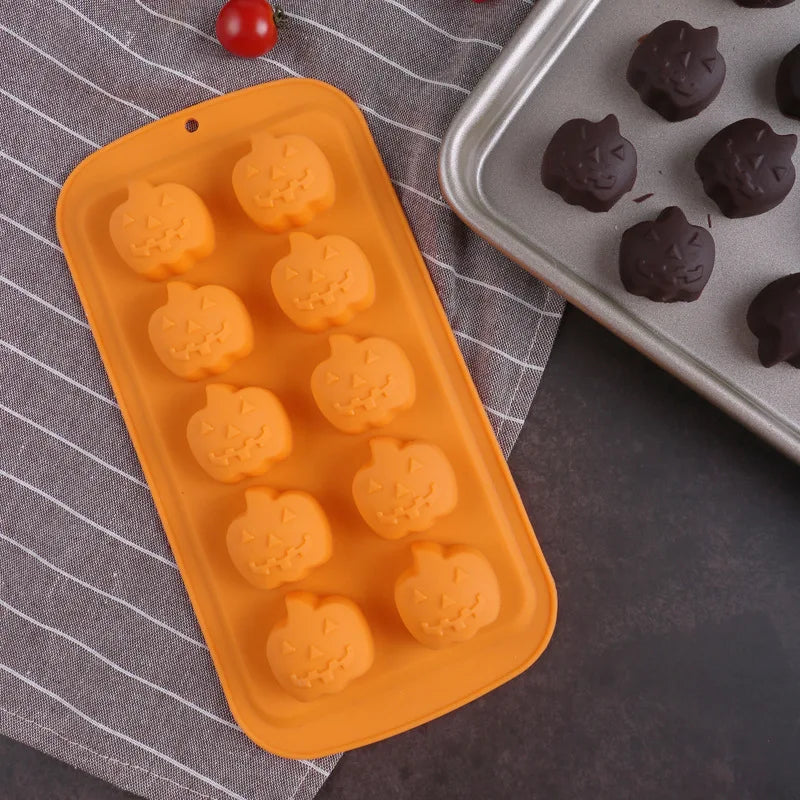 Silicone Ice Cube Trays,Reusable Non-Stick Cake Pop Mold,Candy Chocolate Mould,Food-Grade Kitchen Ice Tray,Baking Accessories