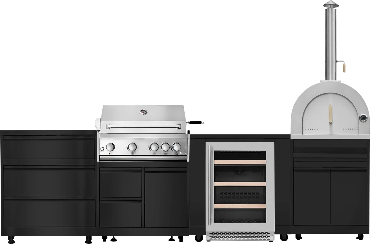 Kitchen Outdoor Set Outdoor Kitchen Cabinets Bbq Island Modern Grey Kitchen Sink Faucet CN;ZHE