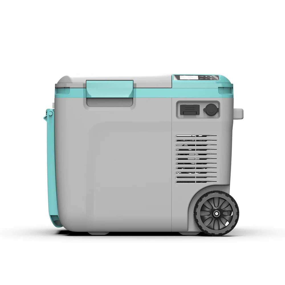 HT18 Dual-zone Mini Refrigerator Freezer Customized Portable Car Fridges Camping Outdoor Fridges for Caravan,Camper Accessories