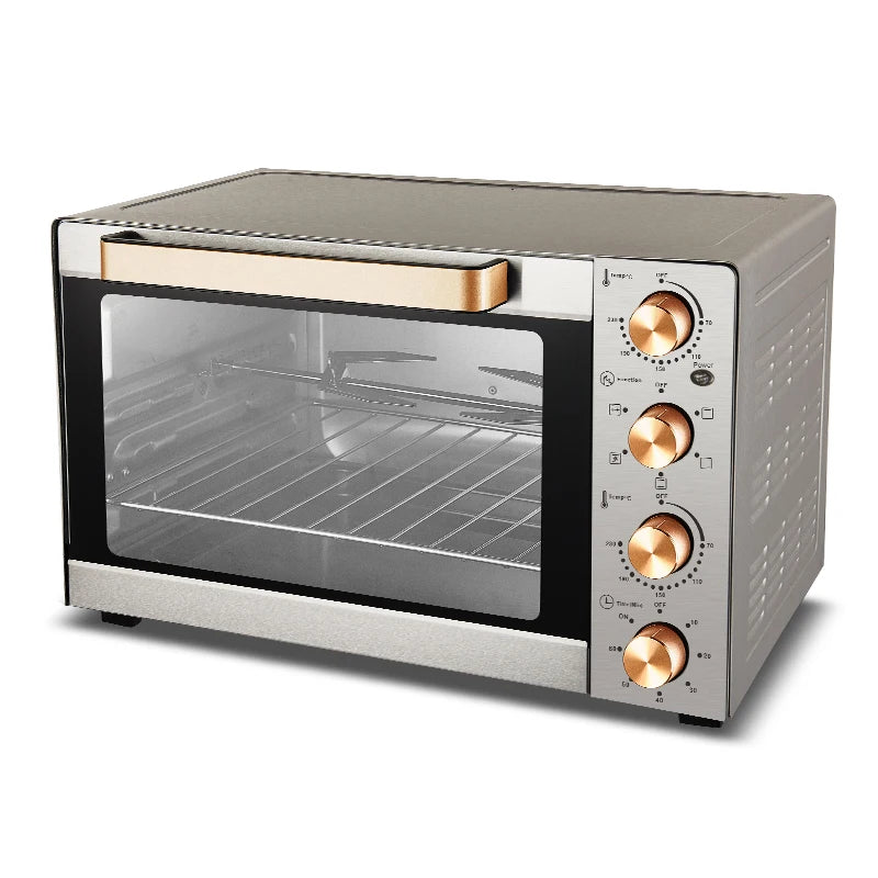 Wholesale Metal 60L Large Toaster Oven Barbecue Factory Cheap Price Baking Electric Mechanical Home  Kitchen Oven
