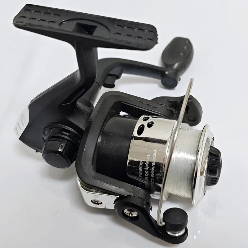 Rooblinos Spinning Fishing Reels 5.2:1 Wheel Plastics Spinning Reel Fishing Lure Wheel Vessel Bait Casting Flying