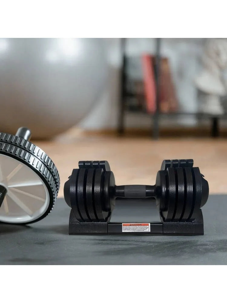 22LBS ADJUSTABLE DUMBBELL STEEL+PLASTIC