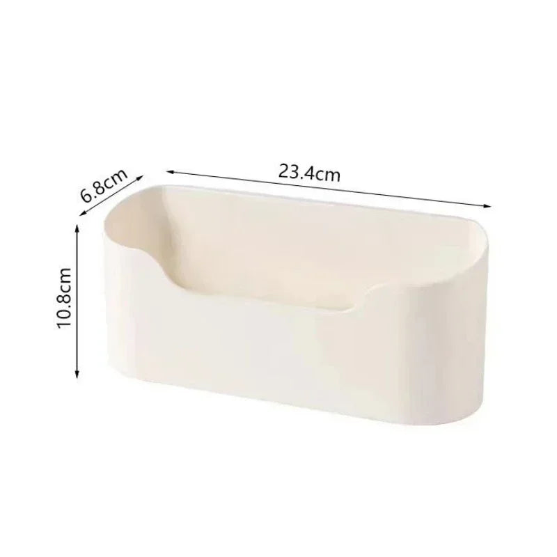Kitchen Wall-mounted Adhesive  Rack Multifunctional Cabinet Door  Box Under Sink Drawer Shelf Bathroom Organizer Almacenamiento
