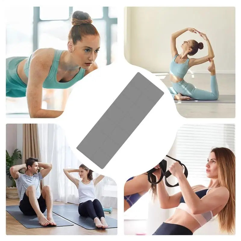 Yoga Mat Foldable Household Mute Portable Double-sided Exercise Mat Household Mute Exercise Mat With Carry Bag For Yoga Pilates