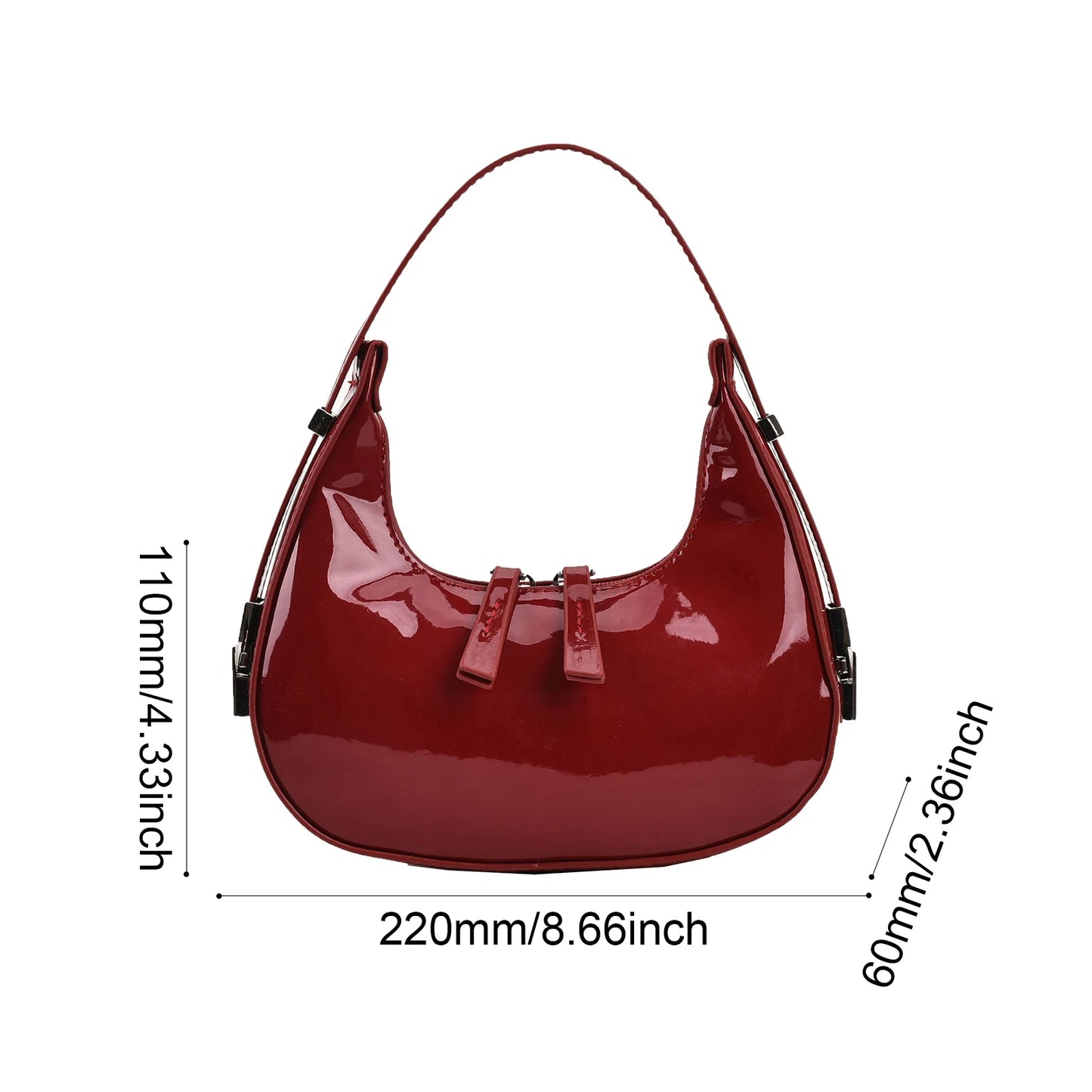 Women Leather Shoulder Bag Casual Vintage Tote Bag Chic Retro Handbag Satchel Clutch Travel Dating Purse