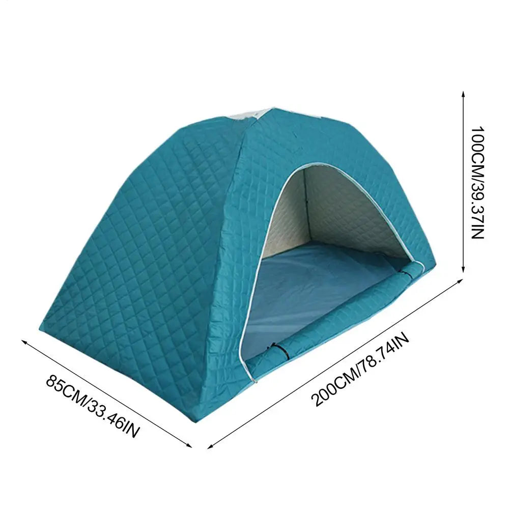 Outdoor Pop Up Tent winter Thickened warm cold protection tent Waterproof Portable Instant Camping Tent 1-2 People Travel Tent