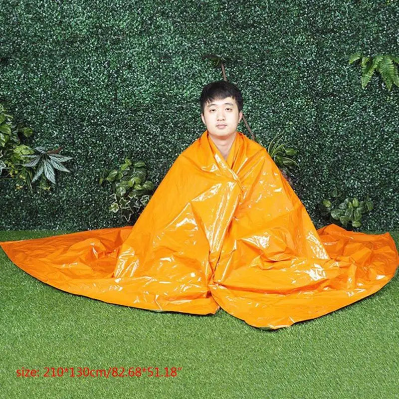 H0XE Emergency Survival Sleeping Bag, Thermal Sack Blanket, Waterproof Lightweight Portable Sack for Camping Hiking Outdoors