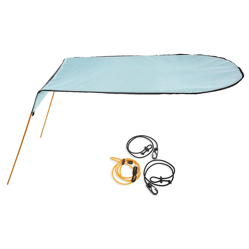 Universal Durable Single Kayak Canoe Personal Inflatable Kayakawning For Summer Dinghy Boat Camping Sun Shelter 125x110cm