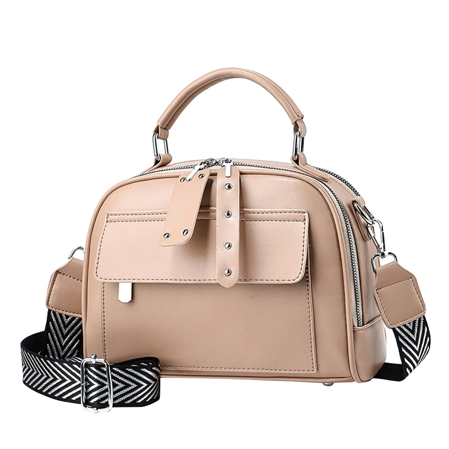 Retro Women's Handbag Crossbody Bags 2024 Korean Fashion Handbag Vintage Women's Shoulder Bag Mini Multi-function Pu Leather Bag