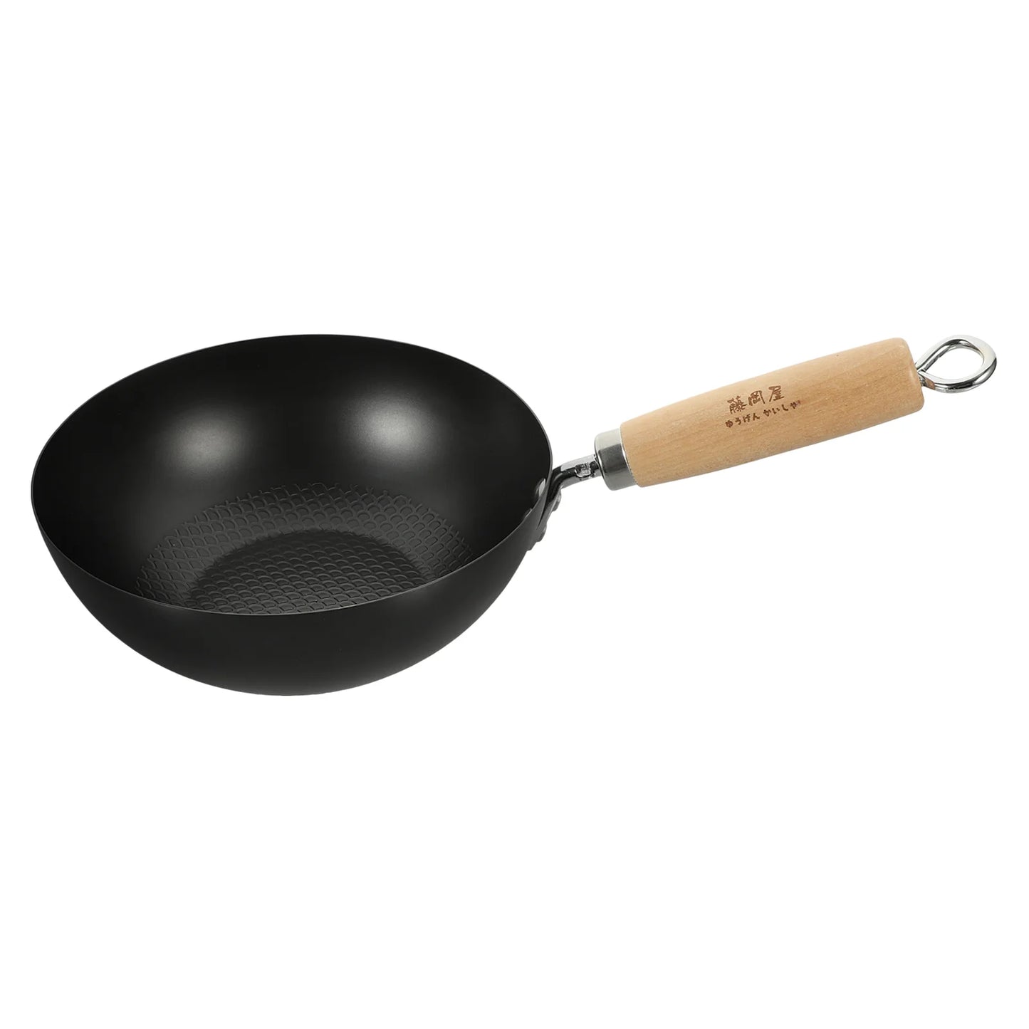 Flat Bottom Wok Fry Pans Everyday Deep Frying Japanese Pot Home for Gas Stove Cooking Utensils Iron Kitchen Cookware