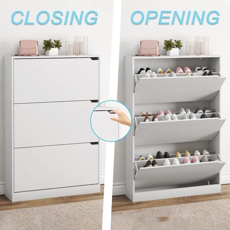 Living Room Shoe Rack Storage Organizer Hallway Cabinet Drawers Schuh Organiser Slim Range Chaussures Furniture Home