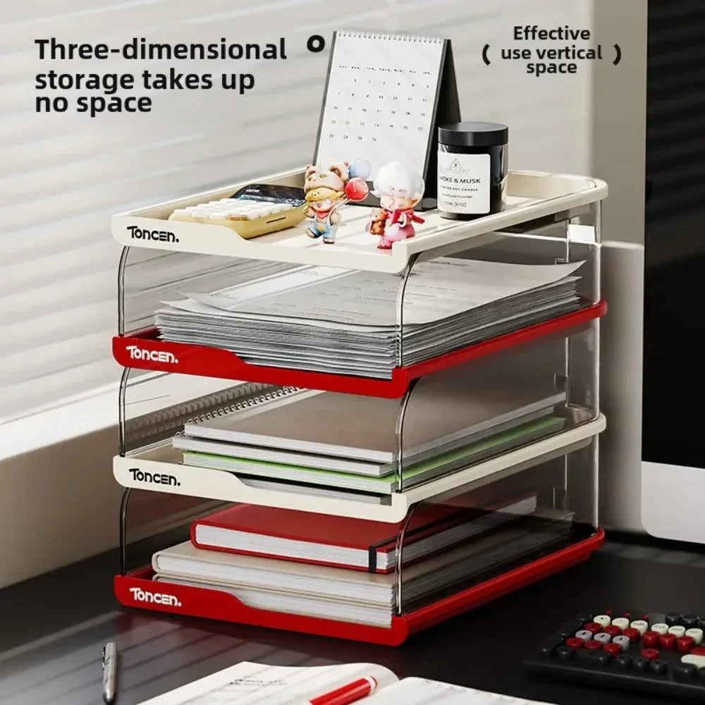 Frame File Organization Information Desktop Storage Rack Desk Storage File Basket Multi-Layer File Rack Folder Storage Box
