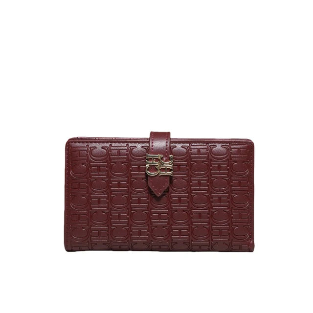 CH Women's Coin Purse Wallet Daily Commuting Fashion Clip Women's Organiser Wallet Superior Sense Long Large Capacity Card