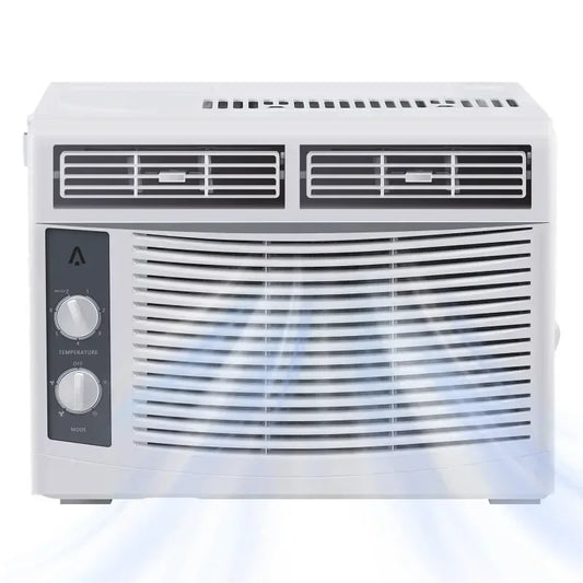 5,000 BTU Small Window Air Conditioner - Cool Up To 150 Sq.ft. with Manual Adjustable Fan and Cooling Modes, for Small Room