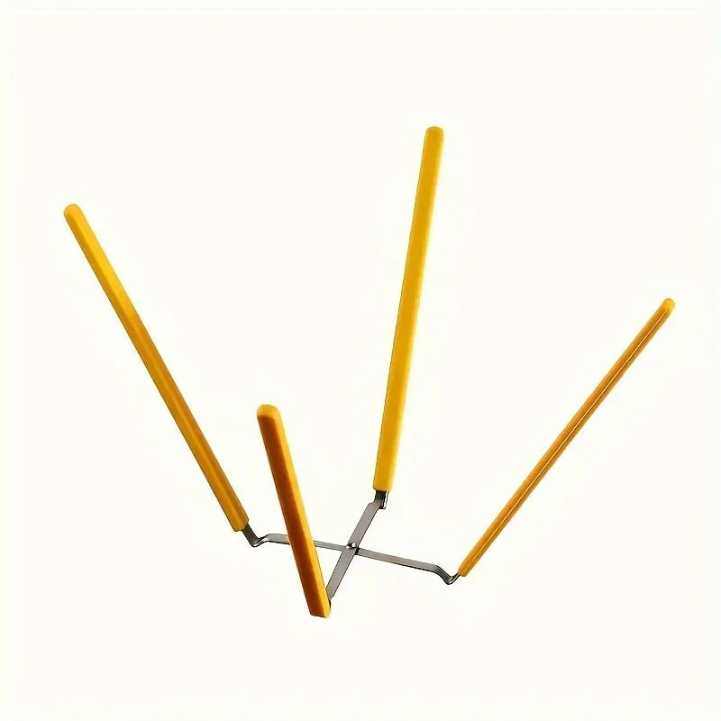 Collapsible Stainless Steel Cake Cooling Rack Multifunction Convenient Chiffon Cake Cooling Rack for Baking Essential Gadgets