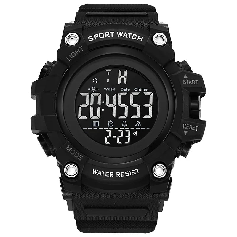 YIKAZE Military Sport Watches Waterproof Men's LED Digital Watch Big Dial Alarm Clock Multifunction Sport Watch for Man Kid Gift