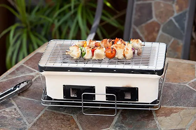 Outdoor portable comping MINI camping BBQ Japanese style mud barbecue tandoor grill