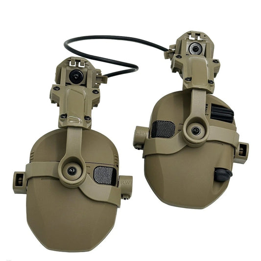 Active Helmet Mounted Earmuffs For Shooting Electronic Hearing Protection Ear Protect Noise Reduction Active Hunting Headphone