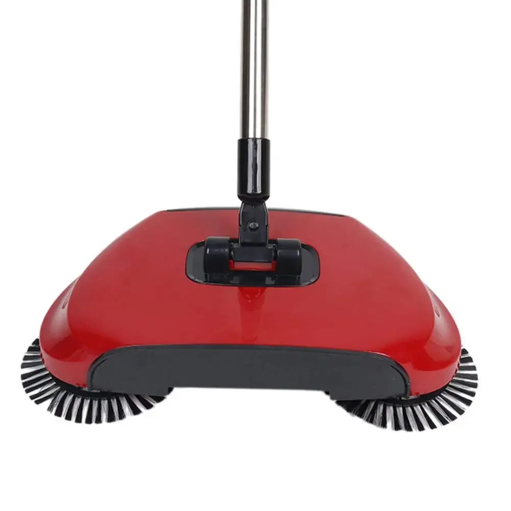 Household Hand Sweeping Machine Without Electricity 360 Degree Rotating,Automatic Cleaning Push Sweeper Broom  Dustpan Trash Bin
