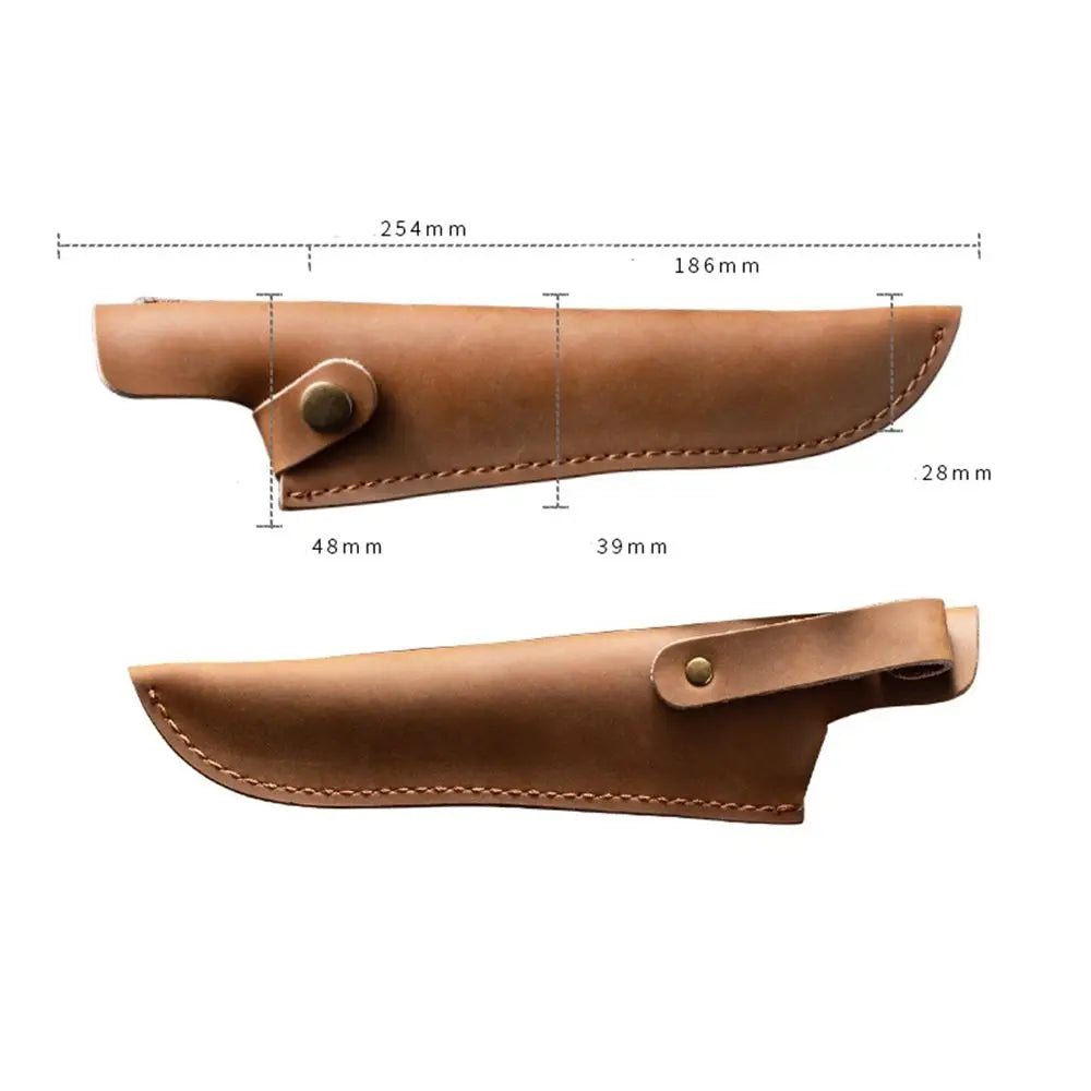 Outdoor Equipment Leather Sheath Holder Pocket Hunt Belt Loop Case Fold Knife Tool Flashlight Case Camp Outdoor Carry