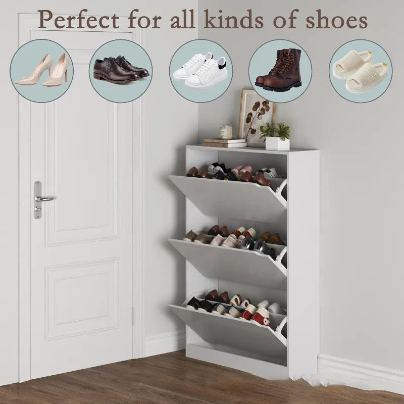 Living Room Shoe Rack Storage Organizer Hallway Cabinet Drawers Schuh Organiser Slim Range Chaussures Furniture Home