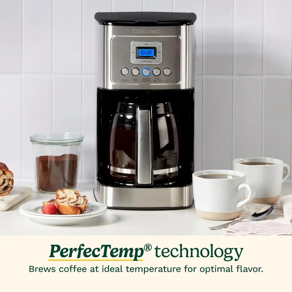 2025 NEW Cuisinart Coffee Maker,14-Cup Glass Carafe, Fully Automatic for Brew Strength Control & 1-4 Cup Setting,Stainless Steel