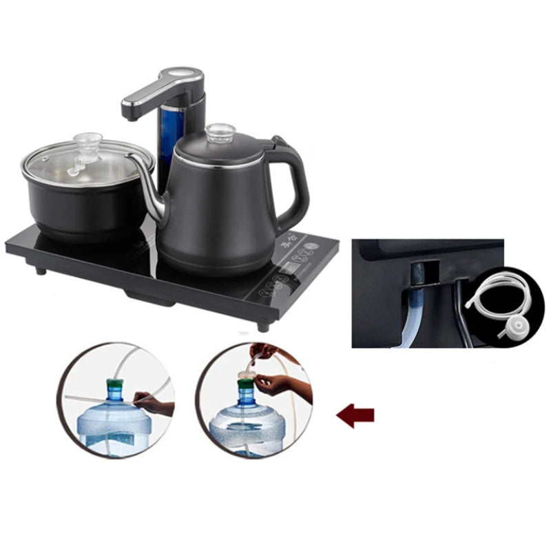 110V Automatic Water Supply Electric Kettle Embedded In Desktop All-in-one Pot Disinfection Tea Stove Jug Home Appliance