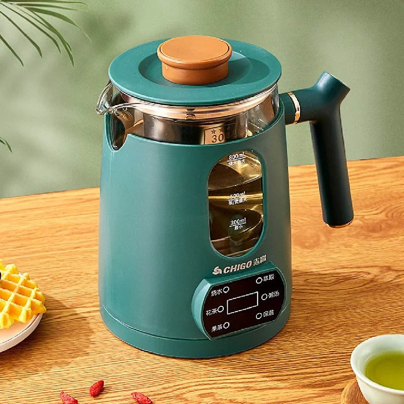 110V 220V 800ml Smart Tea Maker Portable Tea Making Machine Home Health Kettle Automatic Keep Warm Multifunction Flower Teapot