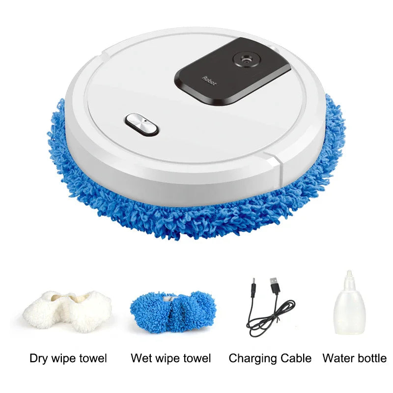 2024 New 3 IN 1 Robot Vacuum Cleaner Sweep and Wet Mopping Floors&Carpet Run Wireless Floor Machine USB Reharge Sweeping Robot