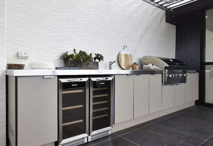 Full Set Large BBQ Grill Kitchen Outdoor Stainless Steel Modular Kitchen Sink Cabinet